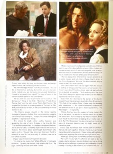 Brendan Fraser speaks with Deborah Wilker of Moving Pictures magazine, summer 2010