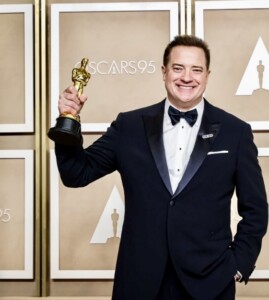 Brendan Fraser wins best actor Oscar, March 23, 2023 in Los Angeles PHOTO/courtesyABC